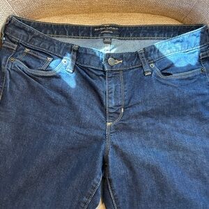 Banana Republic Women's Dark Blue Straight-Leg Jeans